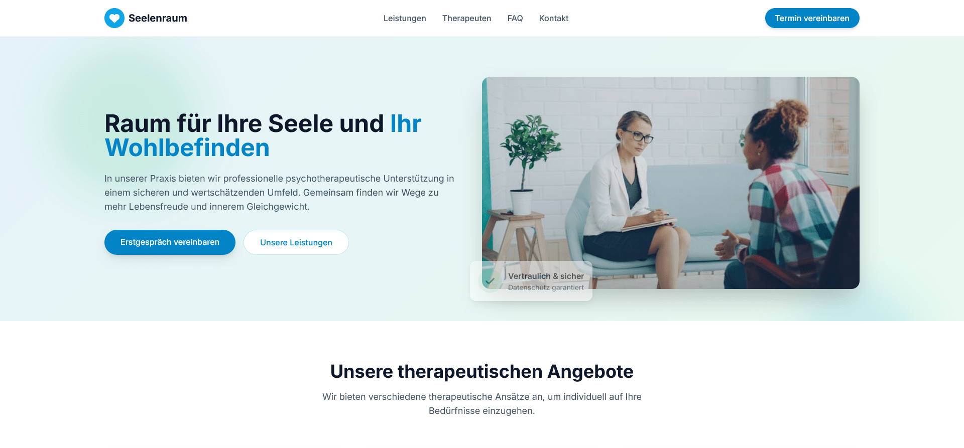 Musterpraxis Psychotherapie